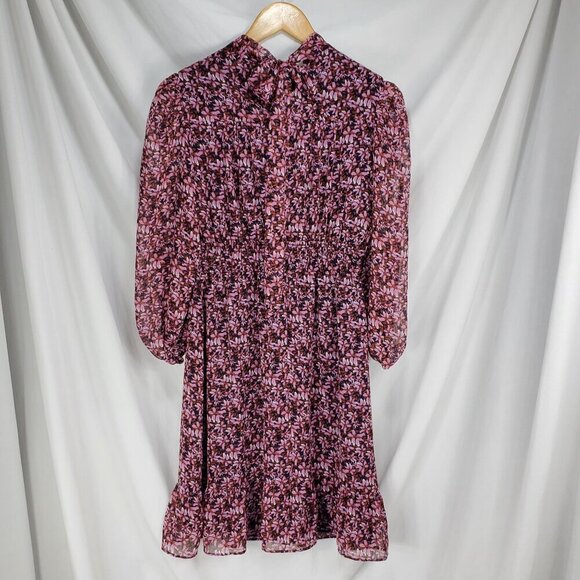 Maggy London Women's Multicolor Fit & Flare Dress Rosalina Floral Size 4 (C-8) - Picture 1 of 10